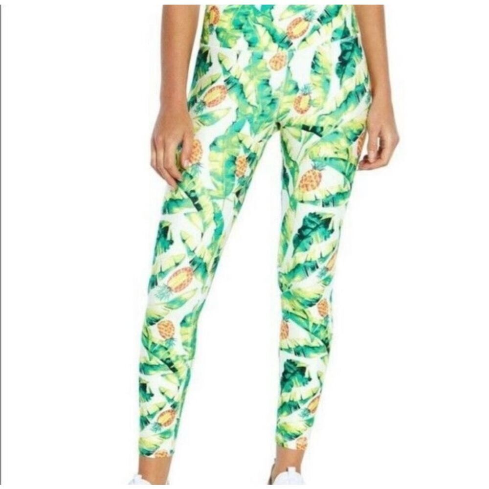 Wildfox palms L sporty Athleisure soft workout leggings